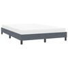 vidaXL Cadre de lit sans matelas gris fonc&eacute; 140x220 cm velours