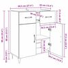 vidaXL Buffet Bois Ancien 69,5 x 34 x 90 cm Bois d'ing&eacute;nierie