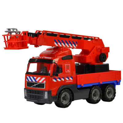 Polesie Camion de pompiers jouet Volvo Rouge