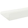 vidaXL &Eacute;tag&egrave;re flottante 3 pcs Blanc 40 x 9 x 2,5 cm Acier