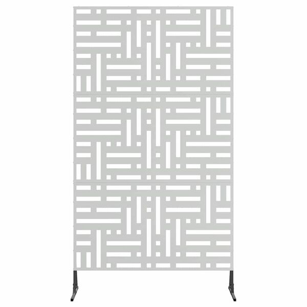 vidaXL Écran de confidentialité Gris 100 x 50 x 180 cm Acier