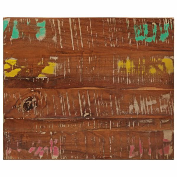 vidaXL Dessus de table 60x50x2,5 cm rectangulaire bois massif r&eacute;cup&eacute;r&eacute;