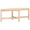 vidaXL Table basse 118x63x45 cm Bois massif de pin