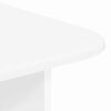 vidaXL Table basse Blanc brillant 93 x 53 x 33 cm Bois d'ing&eacute;nierie