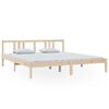 vidaXL Cadre de lit sans matelas bois massif 180x200 cm