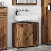 vidaXL Armoire de lavabo de salle de bain Bois Ancien 60 x 30 x 60 cm
