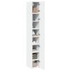 vidaXL Armoire de rangement mince blanc 30x42,5x225 cm