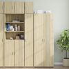 vidaXL Armoire de rangement mince ch&ecirc;ne sonoma 30x42,5x225 cm