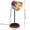 vidaXL Lampe de bureau 25 W laiton antique 17x17x50 cm E27