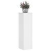 vidaXL Supports pour plantes 2 pcs blanc 17x17x60 cm bois d'ing&eacute;nierie