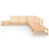 vidaXL Salon de jardin 7 pcs Bois de pin massif