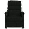 vidaXL Fauteuil inclinable &eacute;lectrique Noir Tissu