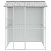 vidaXL Cage pour oiseaux Gris 215 x 210 x 247 cm Acier galvanis&eacute;