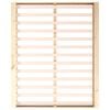 vidaXL Cadre de lit sans matelas 160x200 cm bois massif