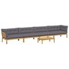 vidaXL 5 Pi&egrave;ce Unit&eacute; du canap&eacute; en palette de jardin