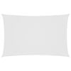 vidaXL Voile de parasol tissu oxford rectangulaire 5x8 m blanc