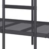 vidaXL Lit superposé sans matelas noir 75x190 cm acier