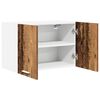 vidaXL Armoire suspendue 2 pcs Bois ancien et Blanc 60 x 31 x 40 cm