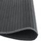 vidaXL Tapis rond gris 80 cm bambou
