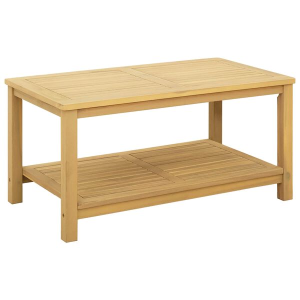 vidaXL Table d'appoint Huile Naturelle 90 x 50 x 45 cm