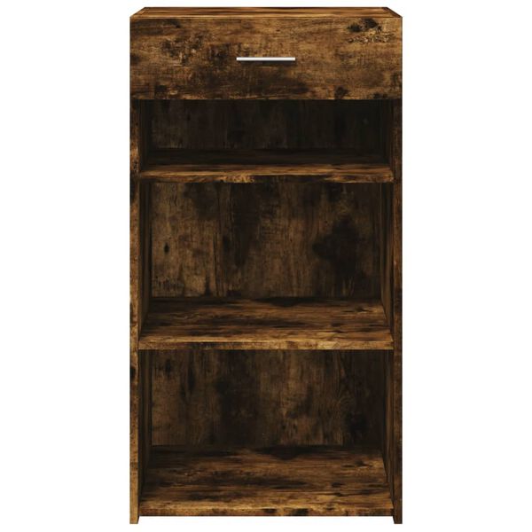 vidaXL Buffet chêne fumé 50x42,5x93 cm bois d'ingénierie
