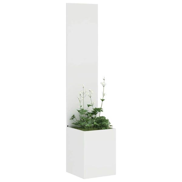 vidaXL &Eacute;cran de confidentialit&eacute; de jardin Fretwork Blanc 32 x 150 cm