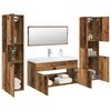 vidaXL Ensemble de meubles salle de bain 5 pcs bois d'ing&eacute;nierie