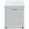vidaXL Boîte de rangement de jardin 420 L Gris clair
