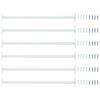 vidaXL Barre de s&eacute;curit&eacute; de fen&ecirc;tre r&eacute;glable 6 pc 710 -1200 mm Acier