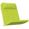 vidaXL Coussins de chaise Uni 2 pcs Vert vif. 58 x 77 x 4,5 cm