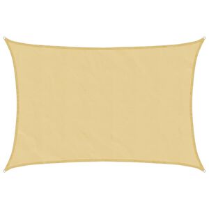 vidaXL Voile d'ombrage sable 3x2 m 100 % polyester oxford