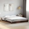 vidaXL Cadre de lit sans matelas ch&ecirc;ne marron 160x200 cm