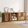 vidaXL Buffet 3 pcs Bois ancien 70 x 41 x 75 cm Bois d'ing&eacute;nierie