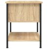 vidaXL Table de chevet ch&ecirc;ne sonoma 34x35,5x45 cm bois d'ing&eacute;nierie