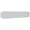 vidaXL Bordure de pelouse 5 pcs Acier galvanis&eacute; 100 x 19 cm