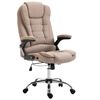 vidaXL Chaise de bureau Taupe Polyester