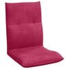 vidaXL Fauteuil de sol Bordeaux 46 x 50 x 61 cm Velours