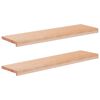 vidaXL Appuis de fen&ecirc;tre 2 pc Naturel 90 x 25 x 2 cm