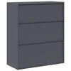vidaXL Armoire de rangement Anthracite 90 x 40 x 105 cm Acier
