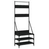 vidaXL Porte-v&ecirc;tements et rangement des chaussures noir 70x40x184 cm