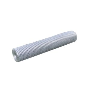 vidaXL Cl&ocirc;ture en treillis acier galvanis&eacute; carr&eacute; 1x25 m argent&eacute;