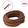 vidaXL Corde en Cuir Marron Clair Ø4 mm x 10 m Cuir