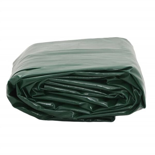 vidaXL B&acirc;che vert 1,5x6 m 650 g/m&sup2;