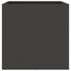 vidaXL Jardinières 2 pcs noir 42x40x39 cm acier