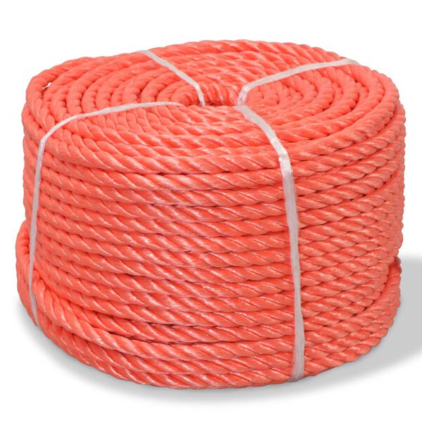 vidaXL Corde torsad&eacute;e Polypropyl&egrave;ne 12 mm 250 m Orange