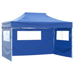 vidaXL Tente de f&ecirc;te 280 x 410 x 315 cm Bleu Tissu Oxford