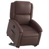 vidaXL Fauteuil inclinable marron similicuir