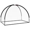 vidaXL Filet d'entra&icirc;nement de golf Noir 300x150x210 cm Polyester