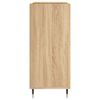 vidaXL Armoire à disques chêne sonoma 84,5x38x89 cm bois d'ingénierie