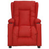 vidaXL Fauteuil Rouge bordeaux Similicuir